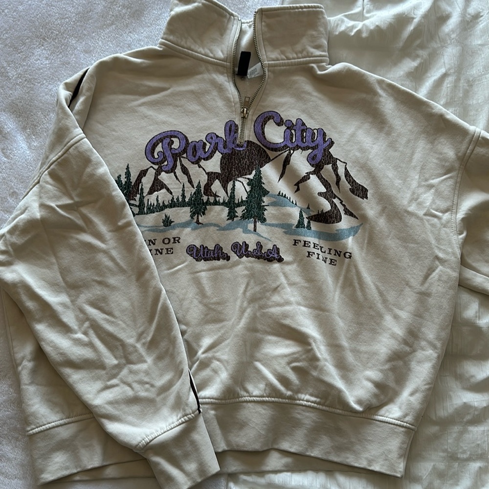 H&M Half Zip Up Sweater